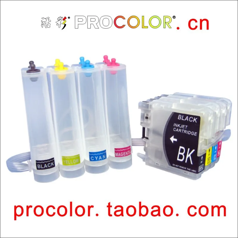 PROCOLOR CISS LC38BK/LC38C/LC38M/LC38Y for BROTHER DCP-145C/DCP-165C/DCP-195C/DCP-375CW/MFC-250C/MFC-255CW/MFC-290C/MFC-295CN | Компьютеры