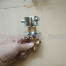 1 вход 1 выход душевая комната смесительный клапан, ванная комната латунь Ванна 1 способ клапаны холодной и горячей воды переключатель