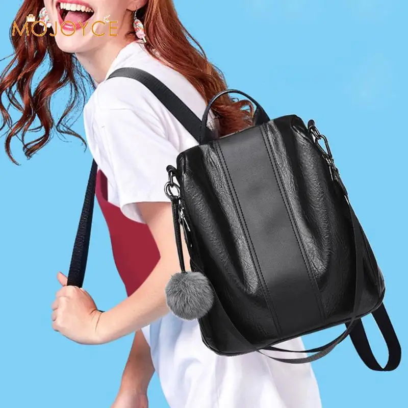 Модный повседневный PU женский Противоугонный рюкзак женский большой емкости Рюкзаки винтажные рюкзаки женская сумка на плечо
