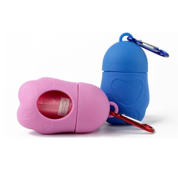 

Pet Dog Poop Bag Dispenser Waste Garbage Bags Carrier Holder Dispenser Pet Penguin Shape Trash Bag
