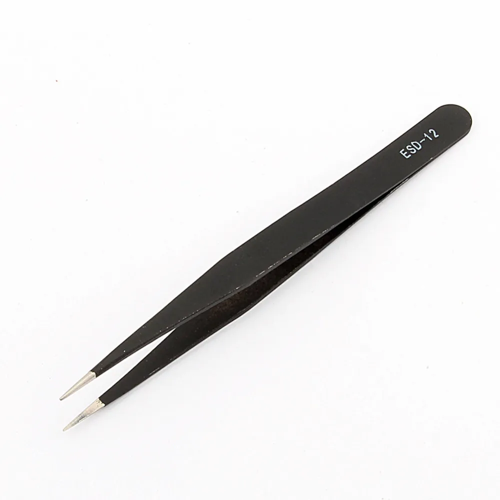 

Wholesale!Safe Anti-static Tweezers Maintenance Tools ESD12 Eyebrow Makeup Tools & Accessories