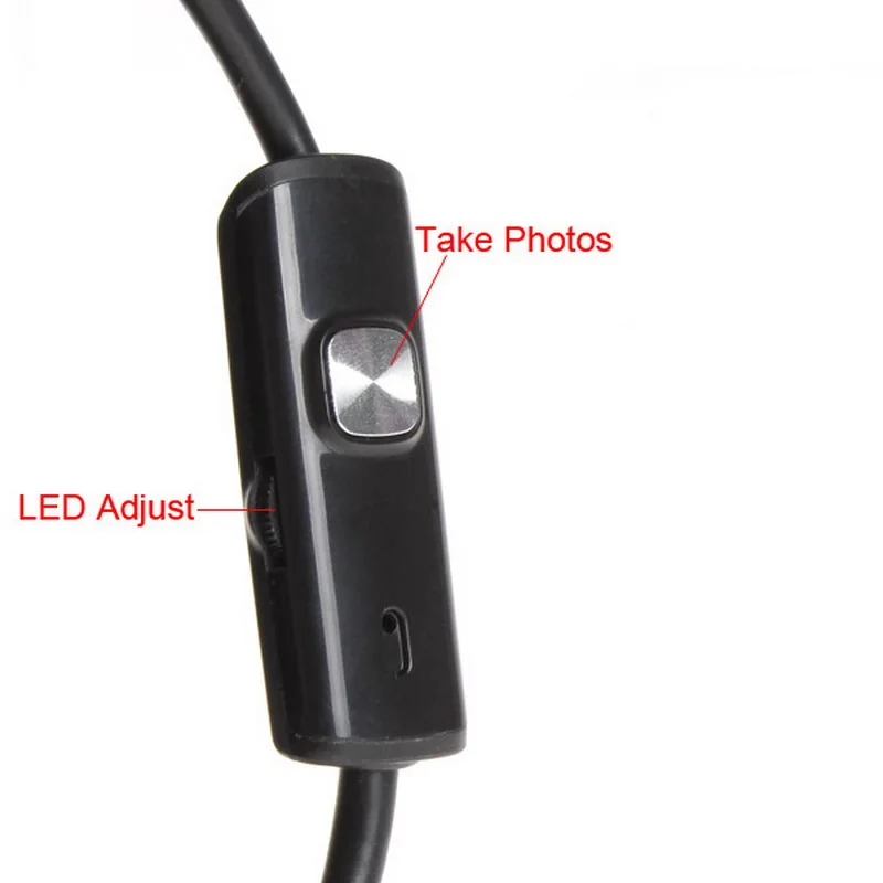 Usb-эндоскоп для Камера 5,5 мм объектив 1/2/3,5/5/10 м кабель HD промышленный мини-камера эндоскопа Водонепроницаемый 6 светодиодными лампами