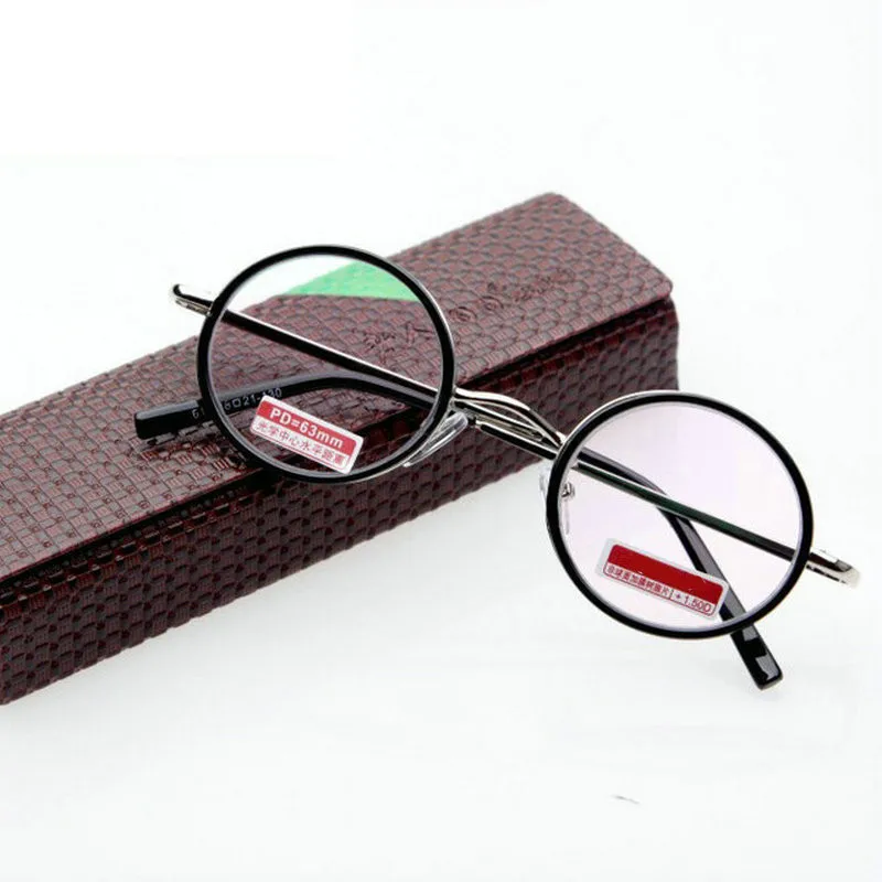Genuine-high-grade-resin-coated-complex-small-round-mirror-old-fashion-reading-glasses-for-men-and