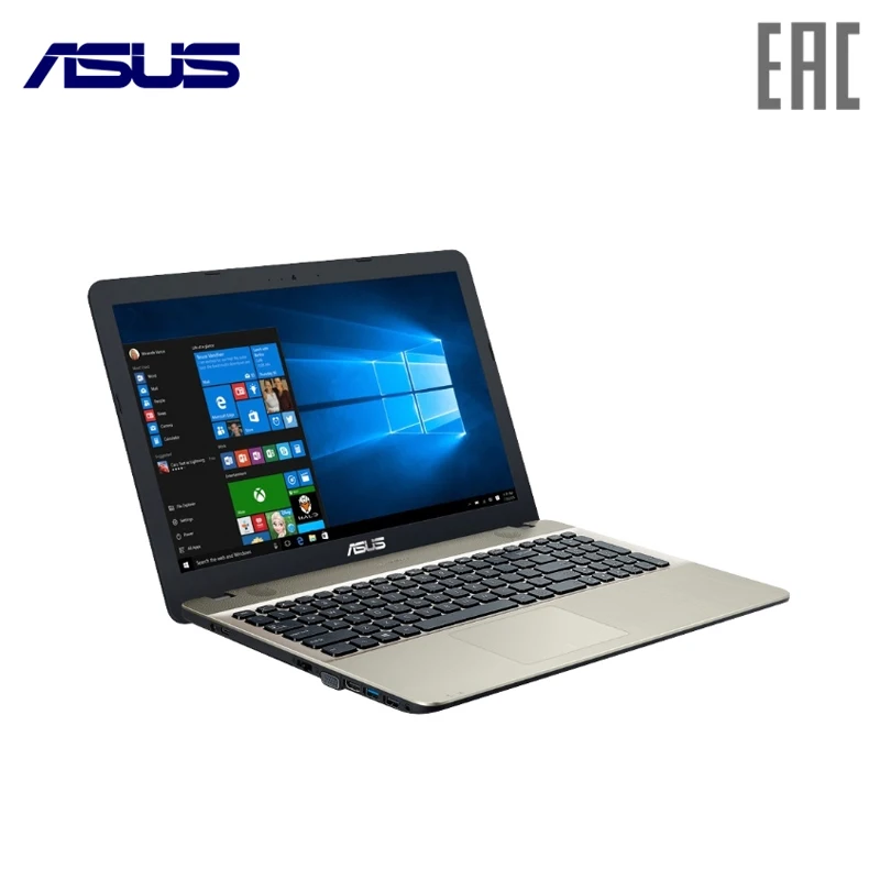 Ноутбук Asus X541SA 15.6&quot HD /Pentium N3710 / 2Gb 500Gb noDVD Win10 ( 90NB0CH1-M04750 ) Черный/Золотистый |