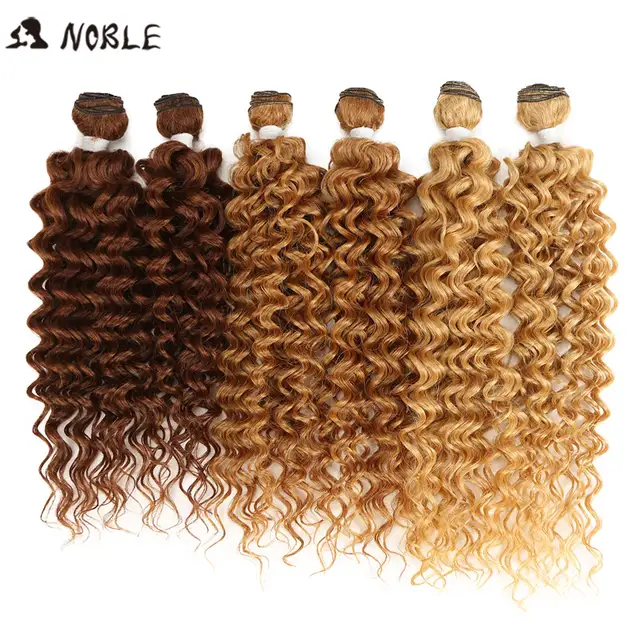Online Shop Noble Synthetic Hair Weave 20 24 Inch 6pieces Lot Afro