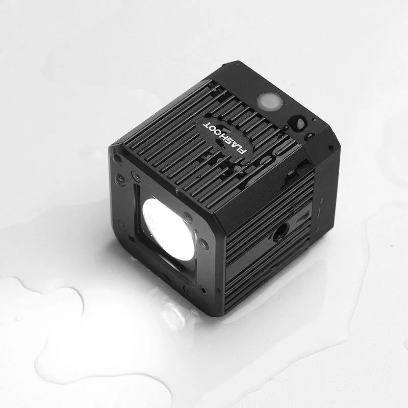 High Quality Waterproof Mini COB Video Light 2 Diffusers+12 Filters Compatible Canon Nikon Panasonic Phone | Электроника