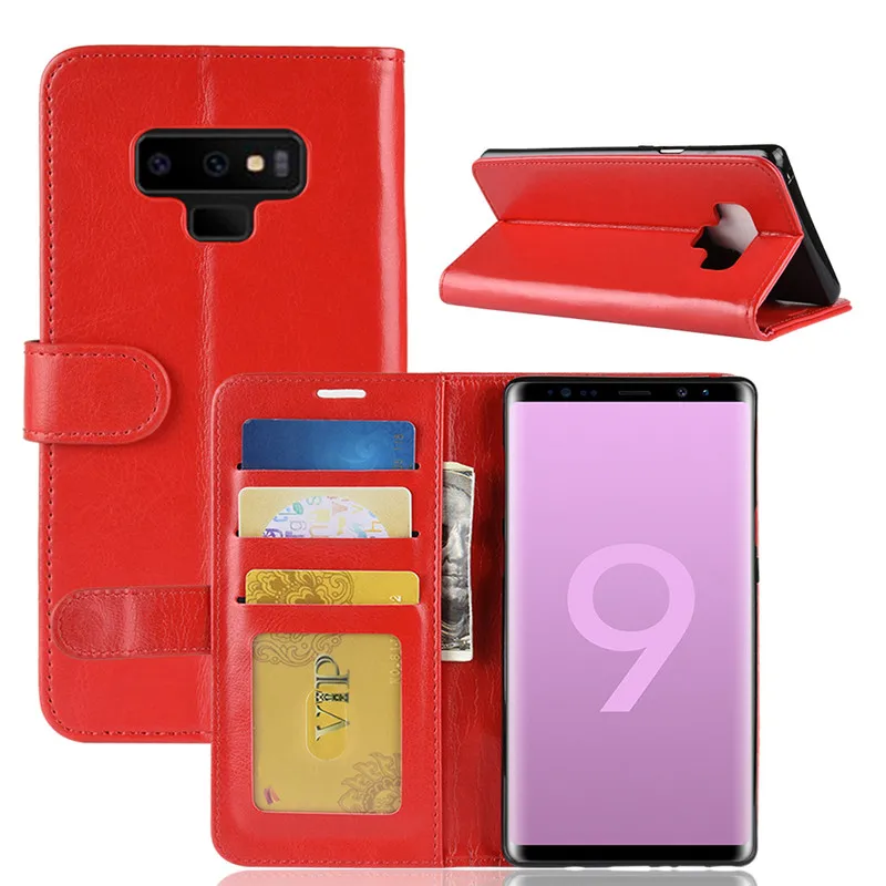 Для samsung Galaxy Note 9 чехол 6 4 дюймов подставка PU кожаный для чехлы раскладушки