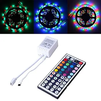 

MINI RGB LED controller 44 key IR Remote Control for RGB LED strip, Free shipping
