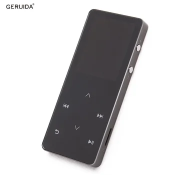 

GERUIDA MP4 Bluetooth Full Metal MP4 Music Player MP4 Player Bluetooth with Earphone Support Video Recording Watch TF FM Radio