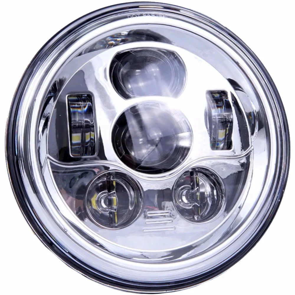

7 inch Moto LED Headlight Projector 6000K DOT for Jeep Wrangler Yamaha for Harley Davidson