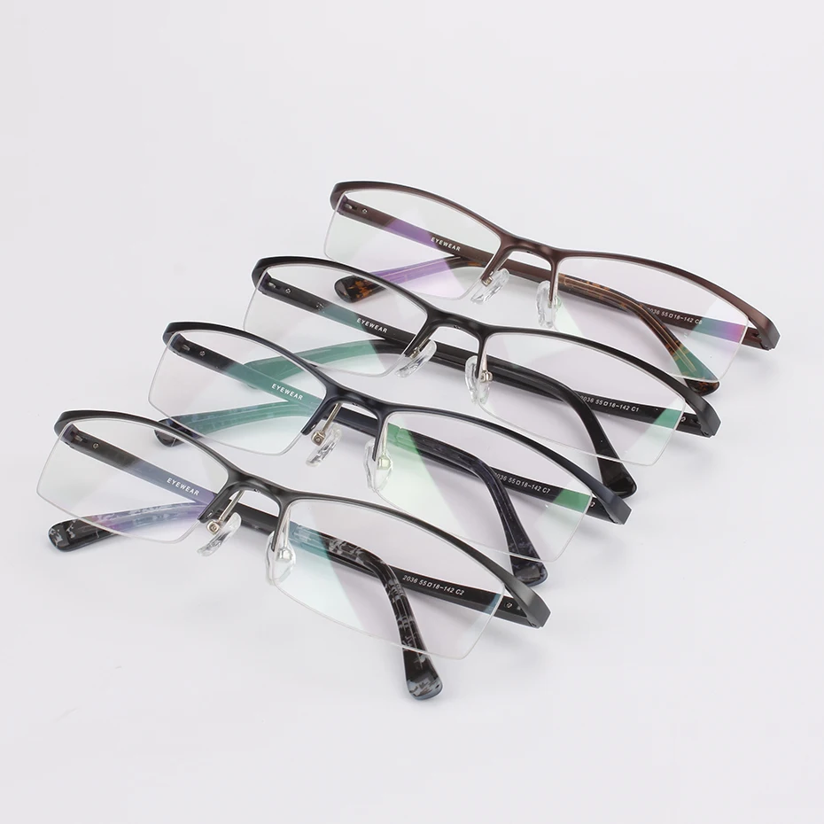 Opeco men's eyeglasses Aliminium Magnesium including RX lenses prescription eyewear frame RX recipe male myopia spectacles 2036