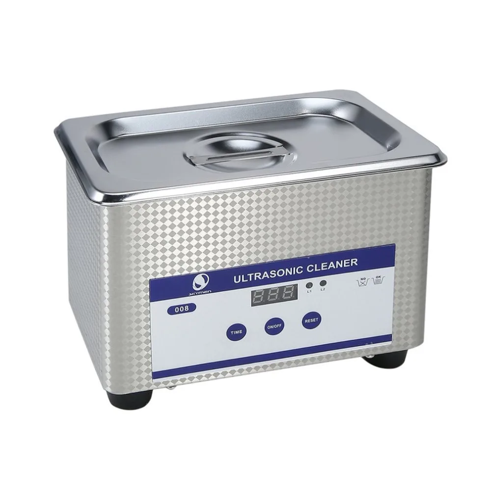 

600ml Multi-functional Digital Timer LED Display Panel Ultrasonic Cleaner Jewelry Watches Dental Cleaning Solution