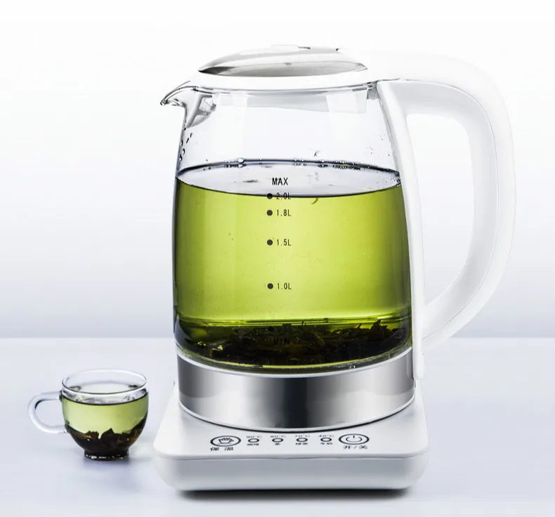Electric kettle thermo-glass electric kettle used heat boil tea pot Overheat Protection Electric kettle thermo-glass electric kettle used heat boil tea pot Overheat Protection