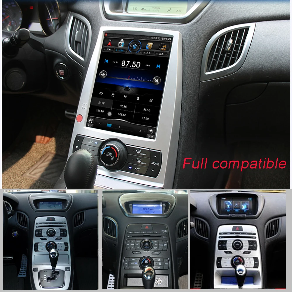 10.1inch Android 6.0 Car Radio GPS Head Unit For Hyundai genesis coupe rohens  black/white color