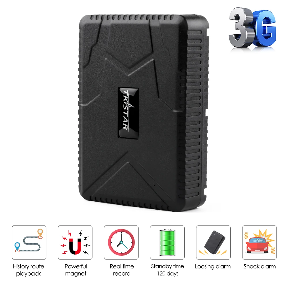 GPS Tracker Car 3G Realtime Tracking 10000mAh 120 Days Standby GPS Locator Magnetic Voice Monitor Loosing Alarm Tracker Free APP