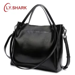 LY. SHARK женская сумка из натуральной кожи на ремне женская сумка сумки для женщин 2019 сумки через плечо для женщин