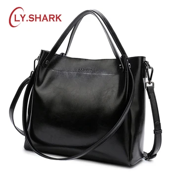 

LY.SHARK Ladies' Genuine Leather Handbag Shoulder Bag Female Women's Handbags Bags For Women 2019 Crossbody Bags For Women