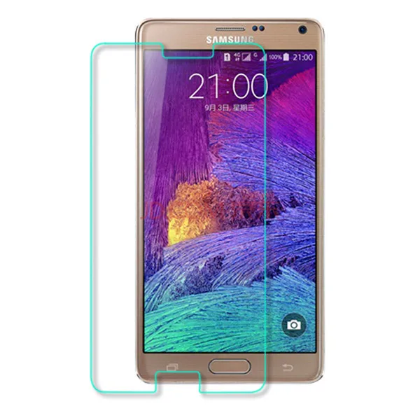 2 Pz Per Vetro Samsung Galaxy Note 4 Protezione Dello Schermo In Vetro Temperato Per Samsung Galaxy Note 4 Pellicola Di Vetro Per Samsung Nota 4