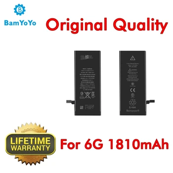 

10pcs--(Original Quality)--Battery For iPhone 6 6G Battery 0 Cycle 1810mAh Internal Lifetime Warranty Superior Performance