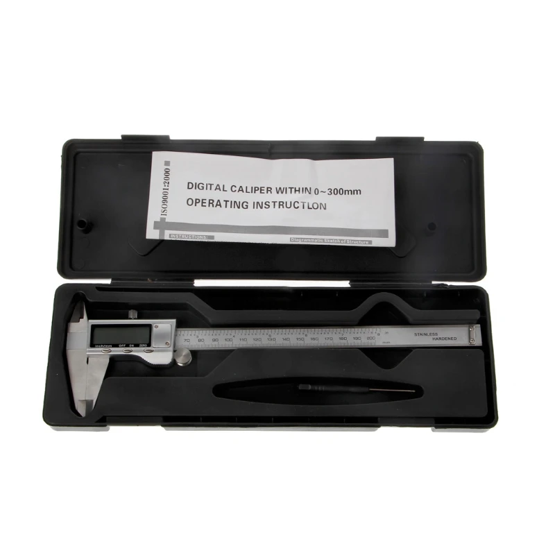 

1PC 0-200mm 8" LCD Electronic Digital Vernier Caliper Gauge Measure Stainless Steel Feb20 Drop Ship