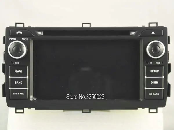 Excellent Android 9.0 Car Dvd Navi Player FOR TOYOTA AURIS 2013 audio multimedia auto stereo support DVR WIFI DAB OBD all in one 1