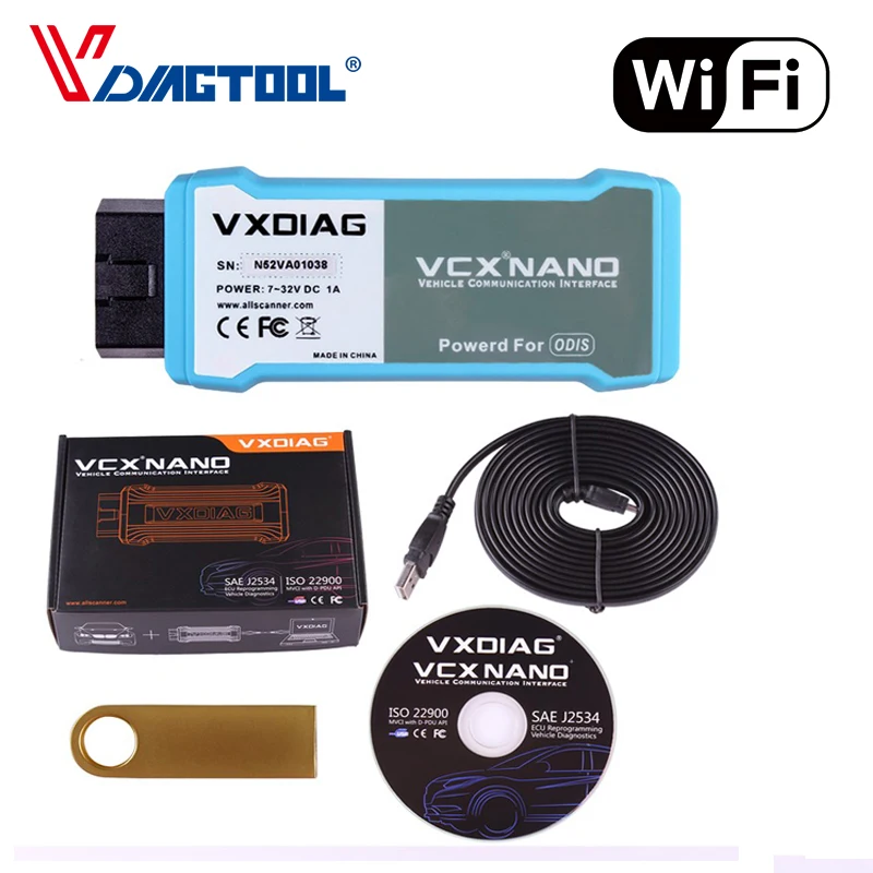 

2018 VXDIAG for VW 5054 WIFI Version ODIS 4.0.0 Professional Diagnostic tool For Audi/VW/Skoda/Seat Better Than VAS5054