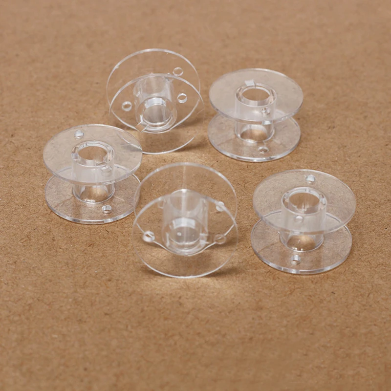 

5pcs/lot Plastic Household Sewing Machine Bobbins High Quality Thread Core Embroidery Machine DIY Sewing Tools 20.4mm*11.5mm