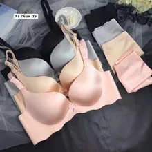 AZE Бюстгальтеры для женщин комплект шаблон Стиль ничего трассировки ничего Сталь в тонкий срез три строки пряжки собрать удобные Бюстгальтеры для женщин