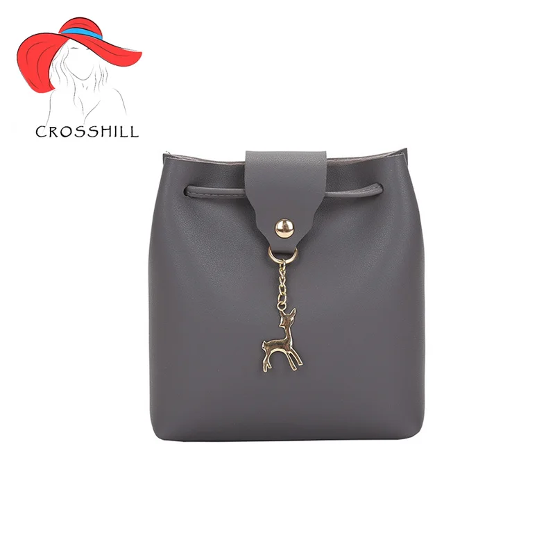 

Crosshill women messenger bags for ladies luxury 2019 shoulder designer crossbody pu leather bag soft bolso mujer mini sac main