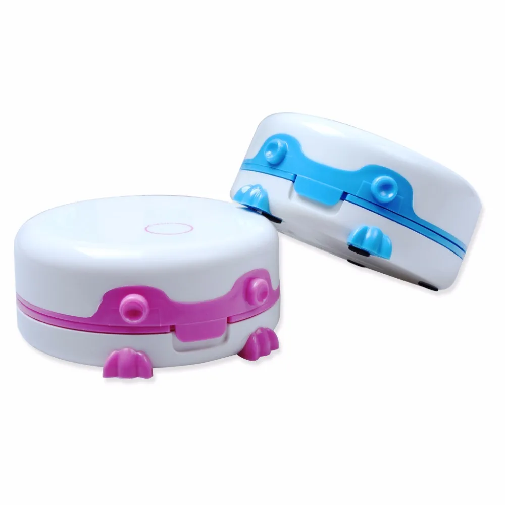 Contact Lenses Cleaner Daily Care Portable Ultrasonic Cleaning Device With Mirror And Tweezer Blue-1-07