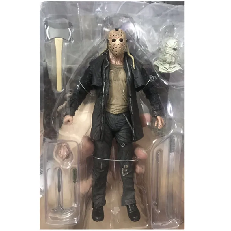 HTO NEW NECA 2009 JASON Friday 13 Remake Voorhees Deluxe Edition Ultimate фигурки из ПВХ коллекция модель игрушка