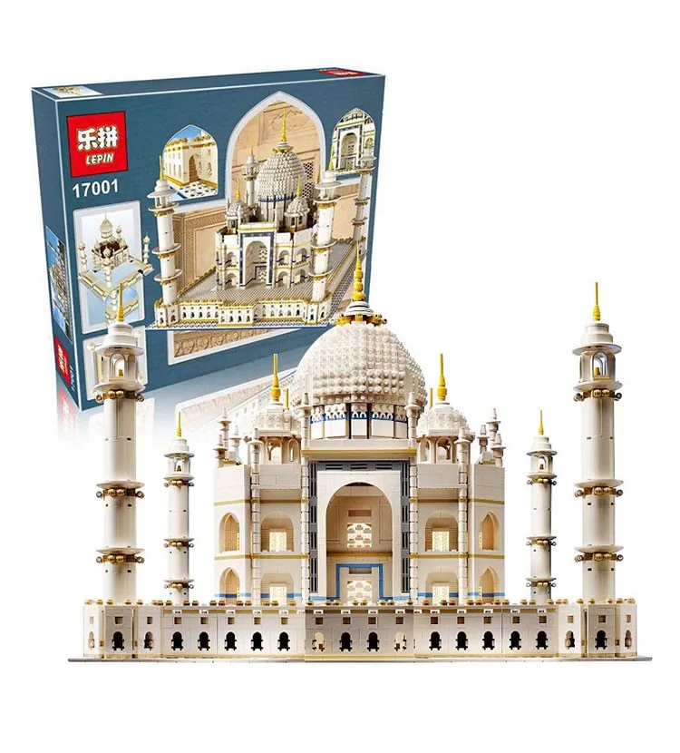 

2016 New LEPIN 17001 5952Pcs Creator The taj mahal Model Building Kit Blocks Brick Compatible Children Toy Gift 10189