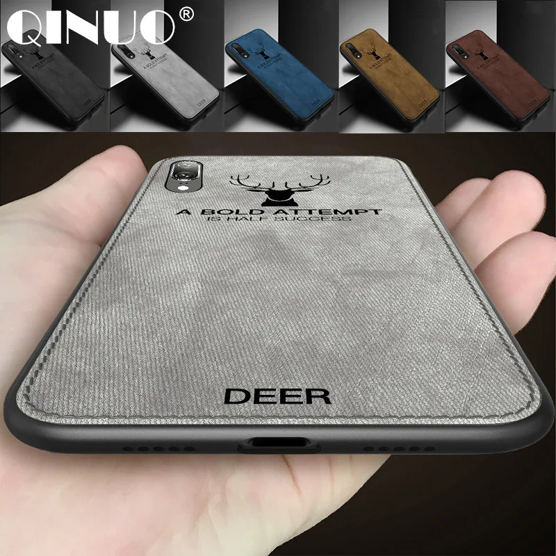 

QINUO Cloth Textile Case For Huawei P30 10 20 Pro Lite Mate 20 9 10 Pro Lite Fashion Deer Batman Soft Silicone Capa Funda Coque