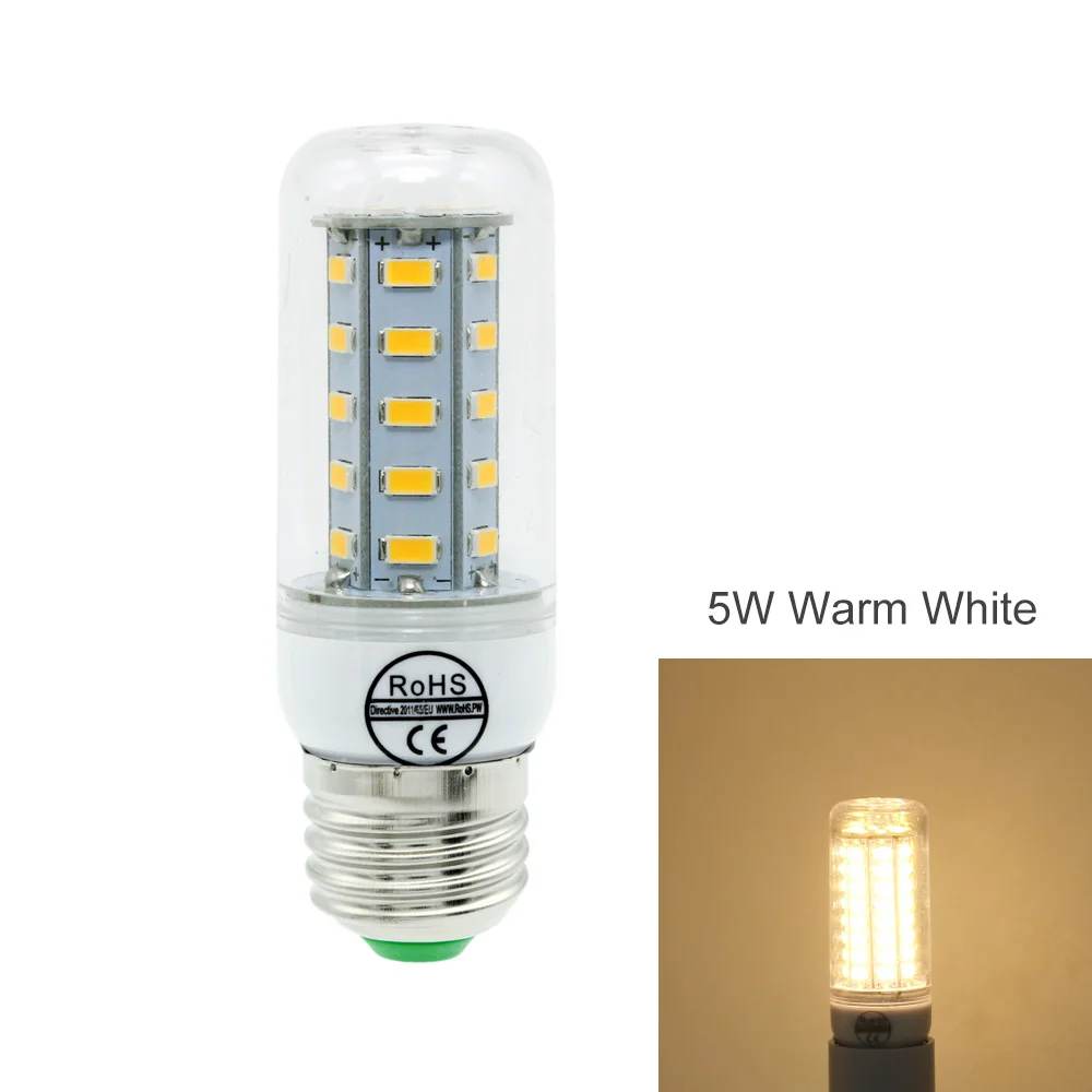 5W Warm White ANBLUB E27 гнездо движения PIR Сенсор держатель лампы светильник Управление инфракрасный Сенсор лампа базовый фитинг 220V для Светодиодный светильник лампа светильник инж - Цвет: 5W Warm White