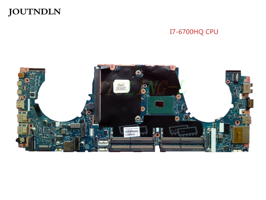 Joutndln для hp ZBOOK15 G3 материнская плата с i7-6700HQ Процессор 848219-601 LA-C381P