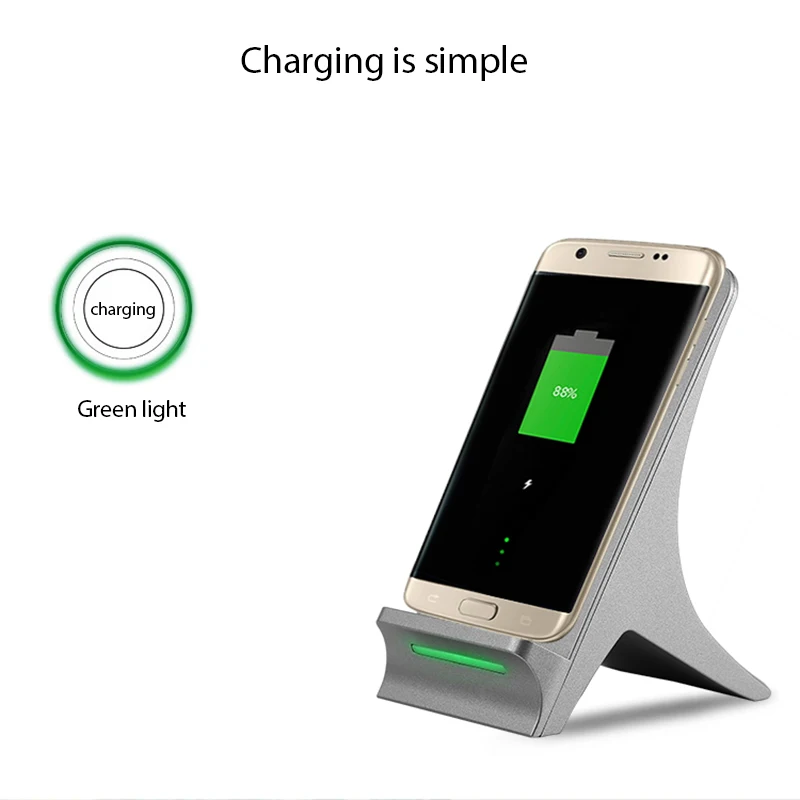QI Wireless Charger for Samsung iPhone Android Mobile