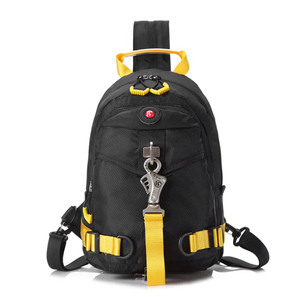 Men nylon Multipurpose Backpack Shoulder Back Zipper Military Riding