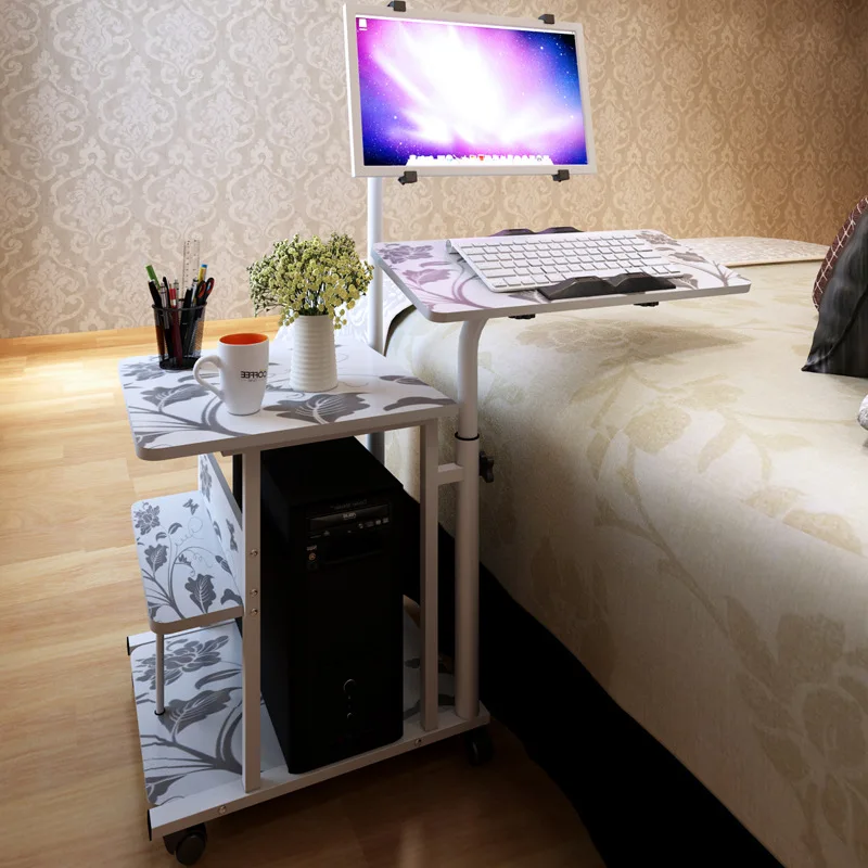 desktop Computer Table Adjustable &Portable Laptop Desk Rotate Laptop Bed Table Can be Lifted Standing Desk With Keyboard desktop Computer Table Adjustable &Portable Laptop Desk Rotate Laptop Bed Table Can be Lifted Standing Desk With Keyboard