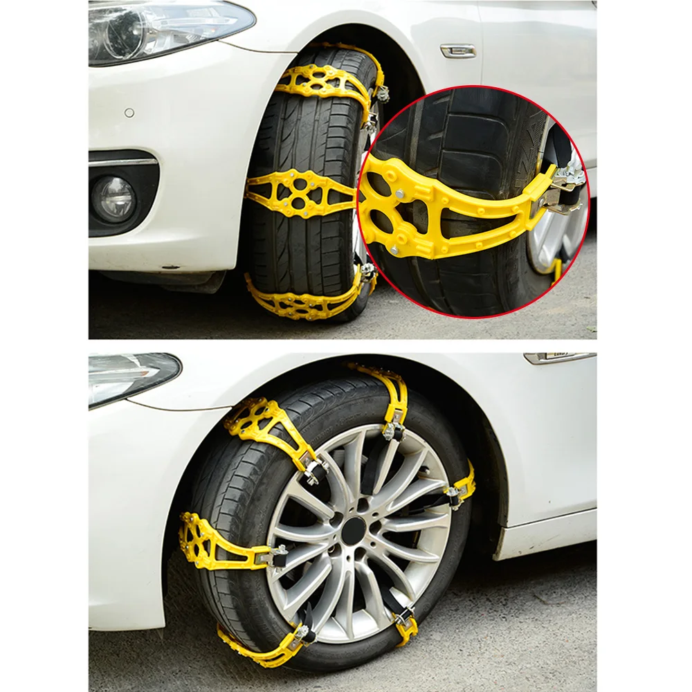Car Snow Chains Anti Slip Tire 4 Nails Tire Emergency Winter Driving