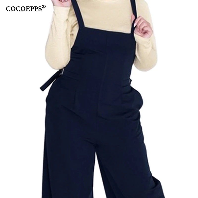 5XL 6XL Plus Size 2019 Women Jumpsuit Spring Summer Casual Big size Jumpsuit Romper Loose Elegant Female Long Jumpsuit Overalls