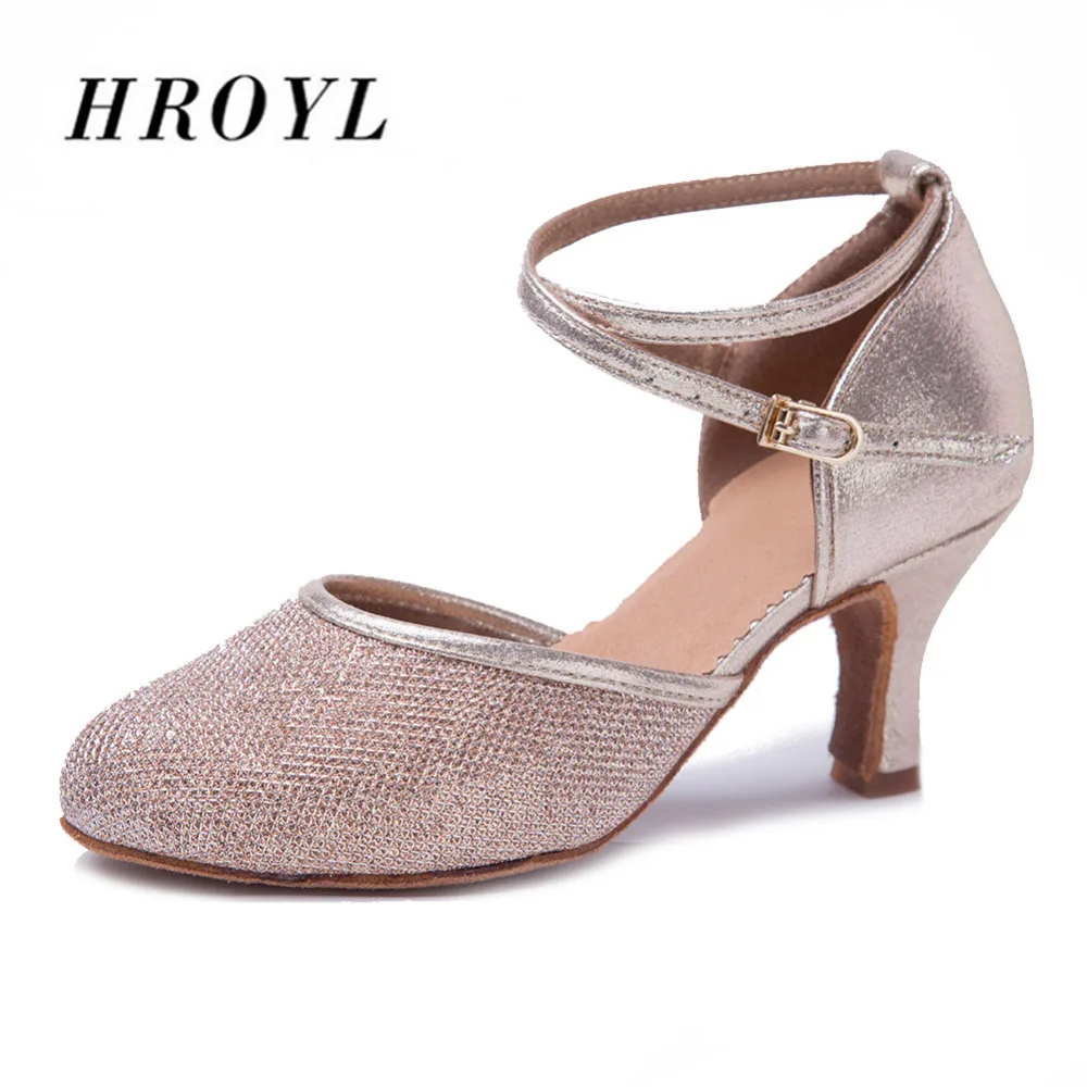 comprar Novo Tipo de Salão Latino Modernos Sapatos de Dança Fechado Do Dedo Do Pé das Sandálias das Mulheres Sapatas da Dança Salsa Senhoras sapatos Em Disount Hot Salse