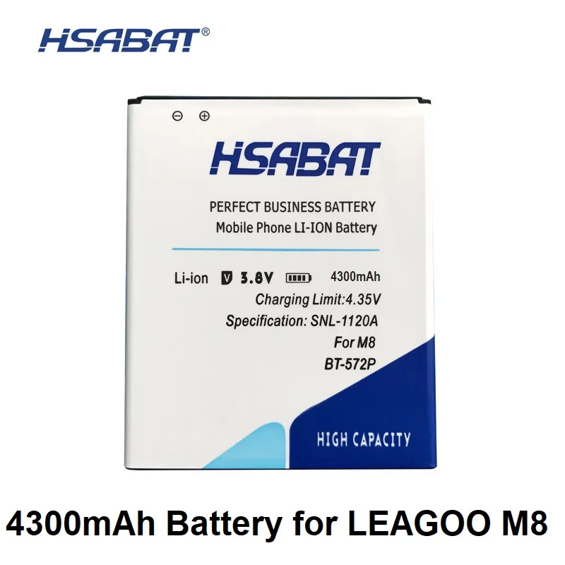 

HSABAT BT-572P 4300mAh For LEAGOO M8 Battery Leagoo M8 Pro