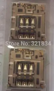 

50pcs/lot original new sim card reader socket connector for Blackberry Q5 Z30