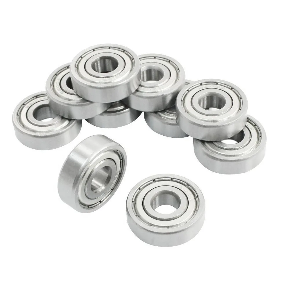 6200Z 10mm x 30mm x 9mm Double Shielded Ball Bearing Miniature Chrome