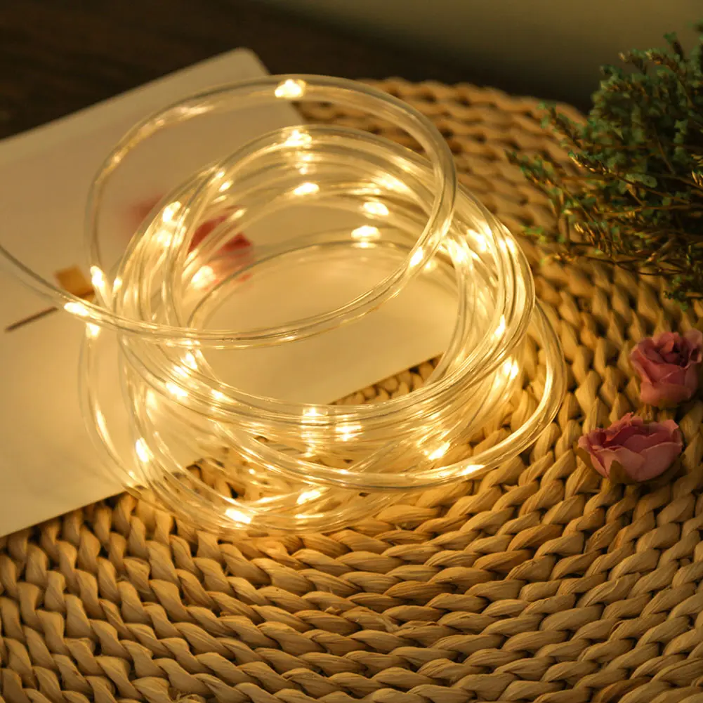 

8 Modes String Lights 50 LED Waterproof Remote Control Light Copper Wire Lamp TN99