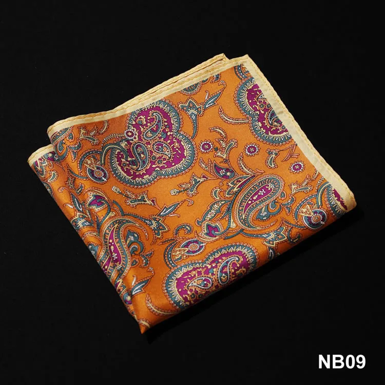 NB09 HN02N Orange Purple Paisley