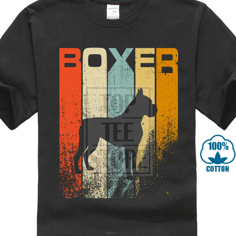 

Boxer Dog T Shirt 70S Retro Vintage Boxer Dog Lover Shirt