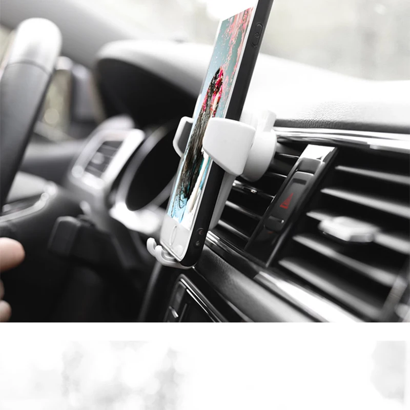 Car Phone Holder For Phone In Car Air Vent Mount Stand No Magnetic Mobile Phone Holder Universal Gravity Smartphone Cell Support HTB1v TGKeySBuNjy1zdq6xPxFXaA - Car Phone Holder For Phone In Car Air Vent Mount Stand No Magnetic Mobile Phone Holder Universal Gravity Smartphone Cell Support