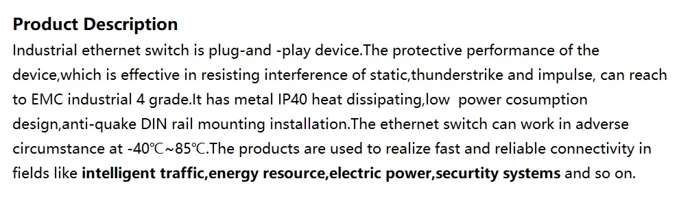 16 портов 10/100/1000 Мбит/с Неуправляемый коммутатор на din-рейку Industrial Ethernet Switch RJ45 разъем, коммутатор Ethernet