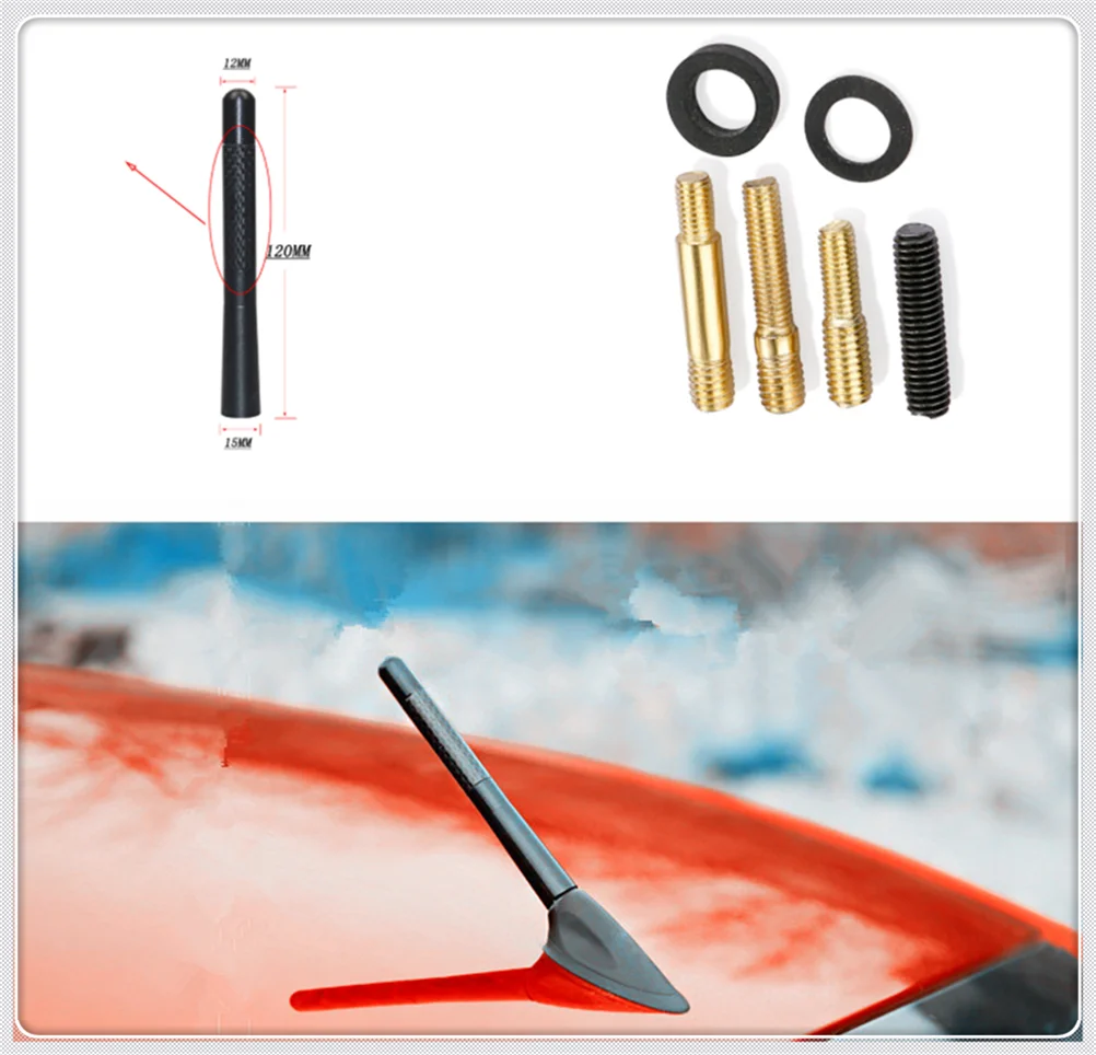 Auto parts carbon fiber personalized radio antenna signal reception for McLaren 650S 540C P1 12C MP4-12C X-1
